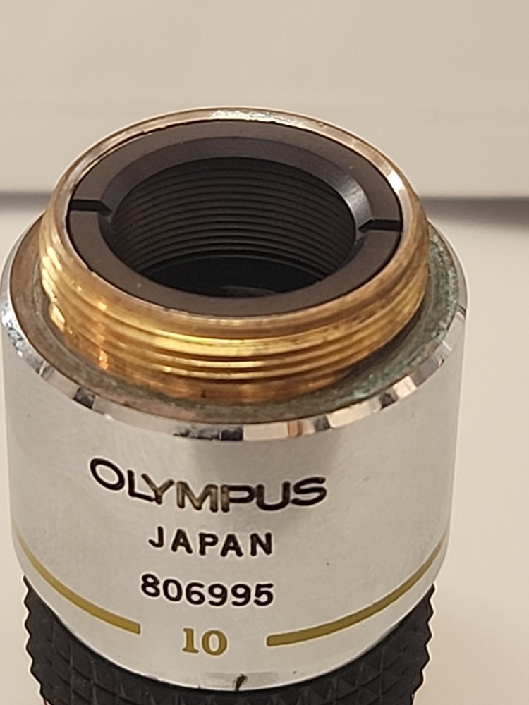 Olympus SPlan 10PL 0.30 160/0.17 Microscope Objective Lens