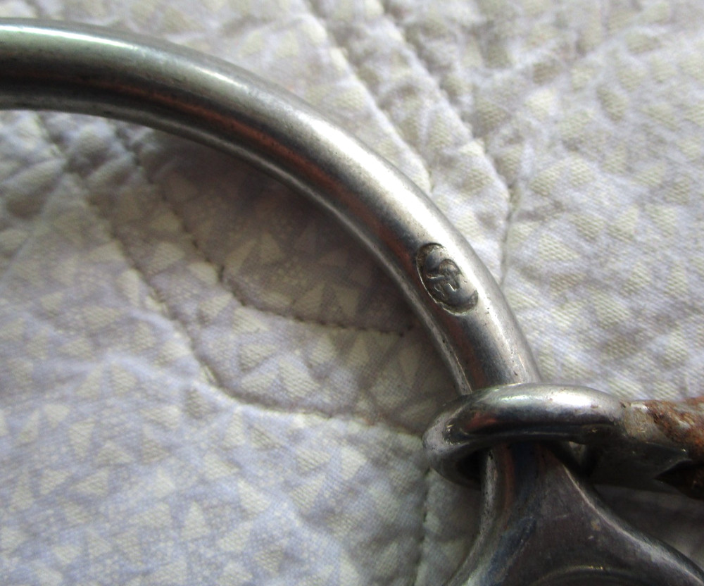 5" REINSMAN 903 RING COMBINATION ROPE NOSE HACKAMORE DOG BONE STAGE E