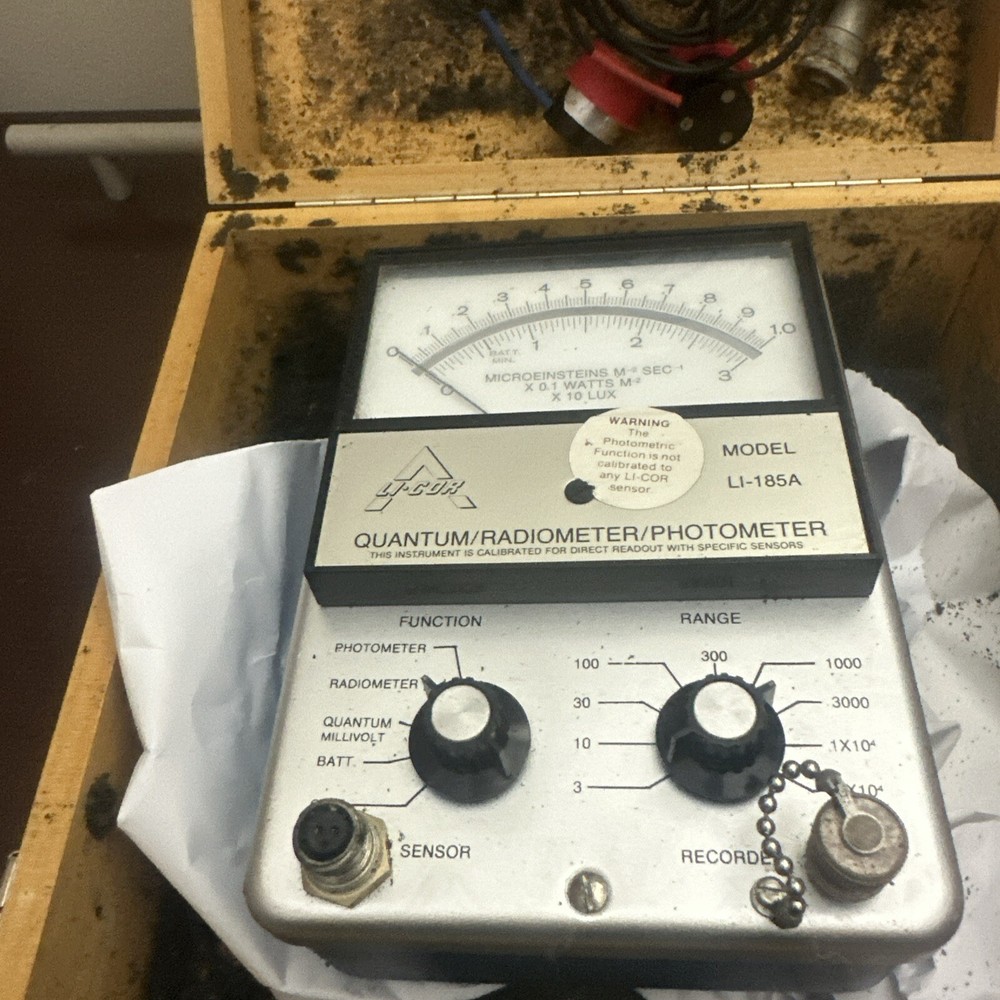 LI-COR LI-185A Quantum/Radiometer/Photometer  light meter