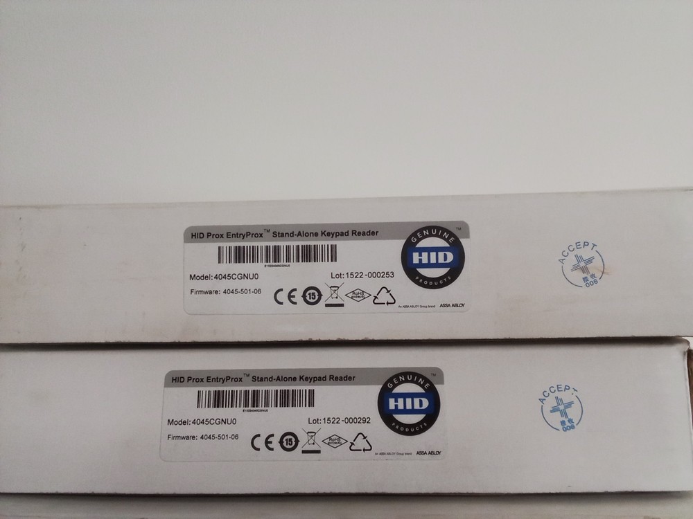 HID Prox Entry 4045CGNU0 Stand Alone Keypad Reader Black New Open Box