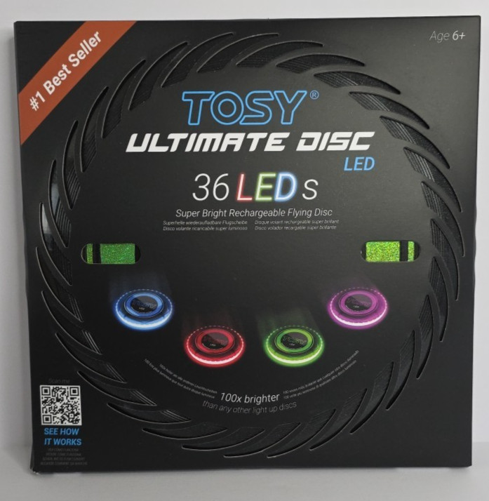 TOSY Flying Disc - 36 Mono-Color LEDs