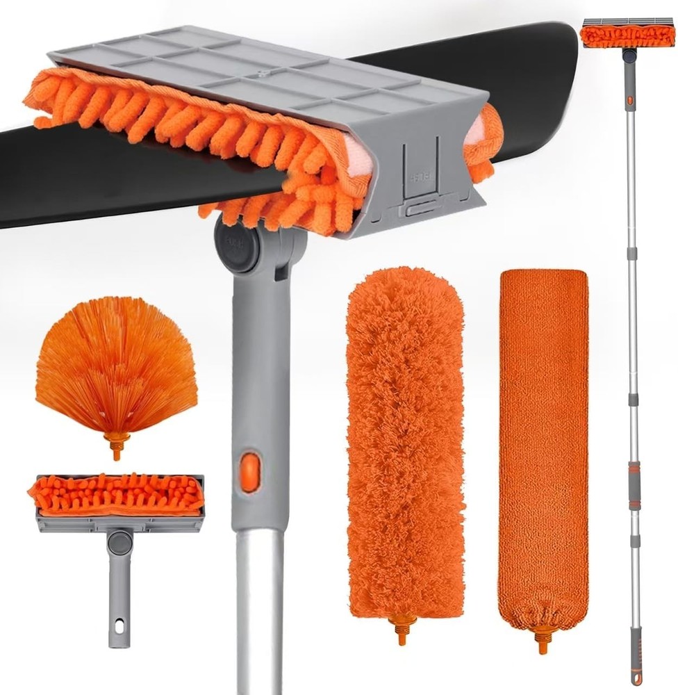 Ceiling Fan Cleaner Duster ‘’ Extendable Long Handle Cleaning Duster Kit,