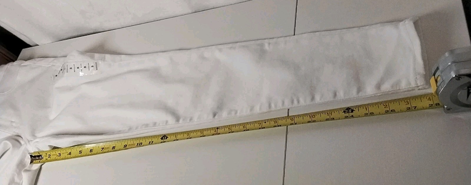 NWT AE American Eagle Women's Sz 8 White Curvy High-Rise Stretch Jeggings