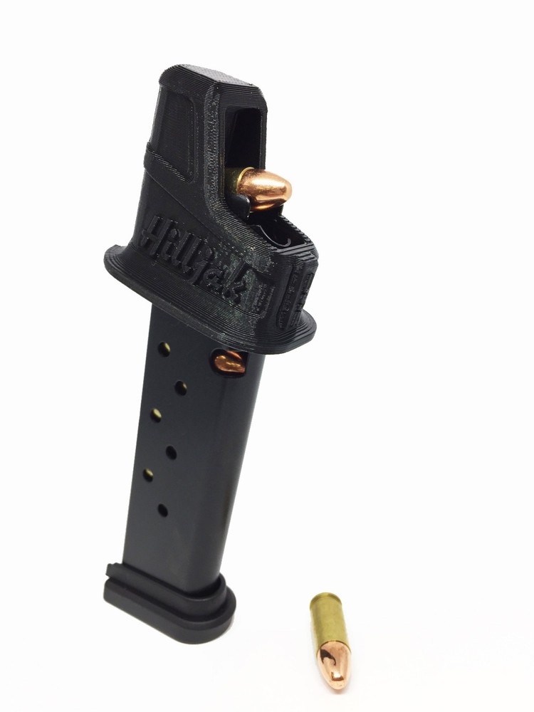 Universal 9mm single-stack Speed Loader - Quickie Loader by Hilljak QL9SS, Black