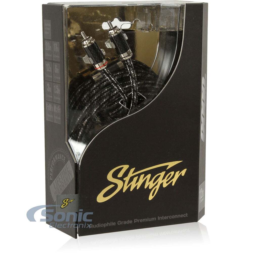 Stinger SI9212 12 ft 2-Channel 9000 Series Premium RCA Audio