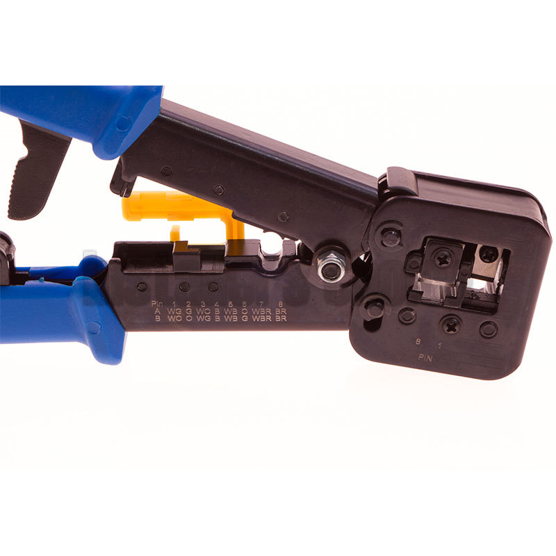 Cat6 RJ45 Shielded EZ Modular Plug Connector WITH Crimp Tool End Pass Through