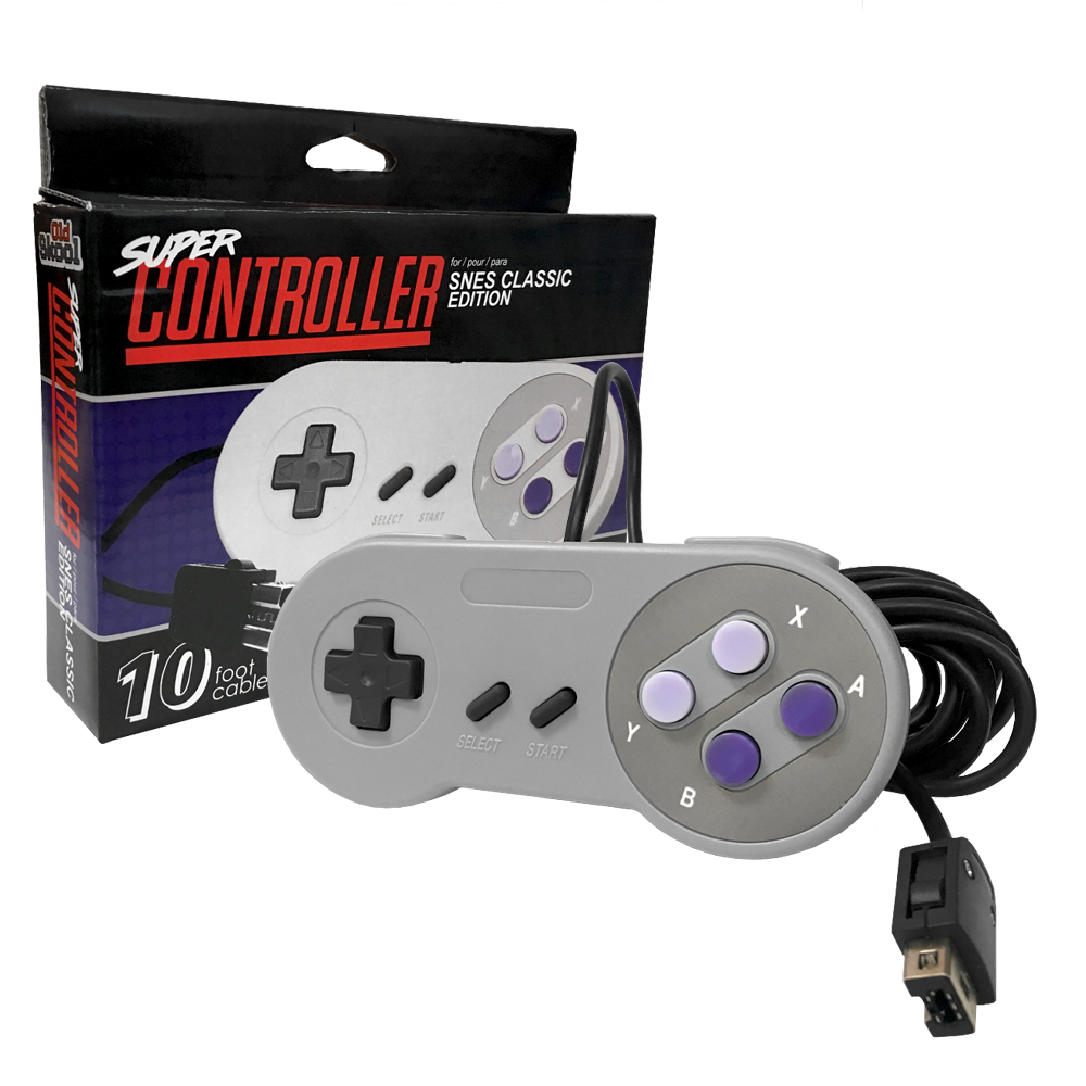 OLD SKOOL CONTROLLER FOR SNES CLASSIC EDITION MINI SYSTEM