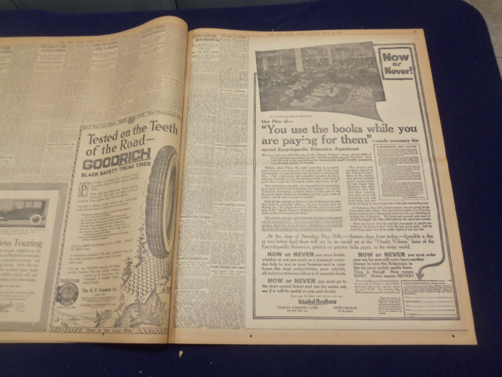 1917 MAY 13 NEW YORK TIMES - HOUSE FOR ROOSEVELT DIVISION - NT 9142