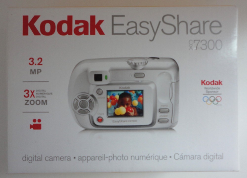 Kodak EasyShare CX7300 Digital Camera EMPTY Box w/ User's Guide