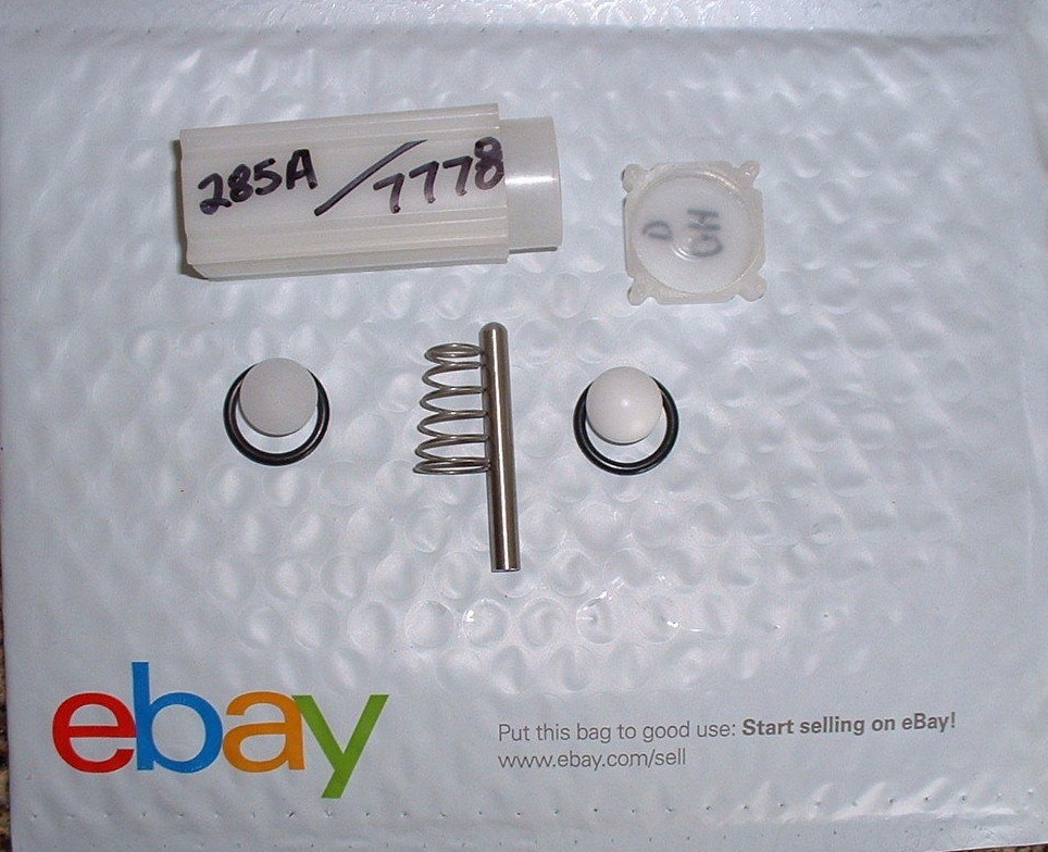 INGERSOLL RAND 285A & CP 7778 BUSHING SEAL, 2 THROTTLE VALVES +TV SPRING+PLUNGER