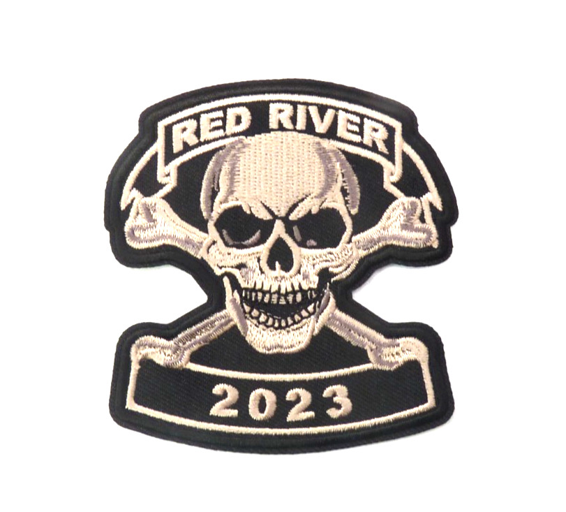 Red River 2023 Skull Tan Small Patch.
