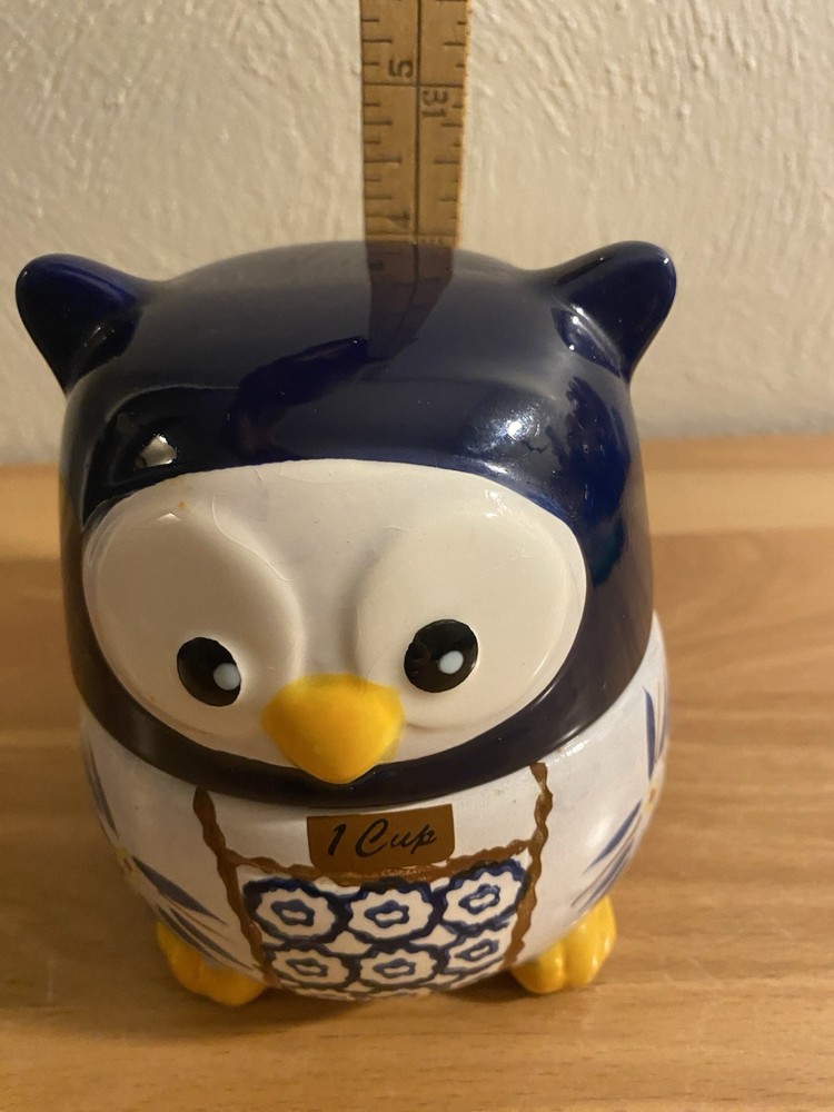 Temptations Old World Blue Owl Nesting Measuring Cups
