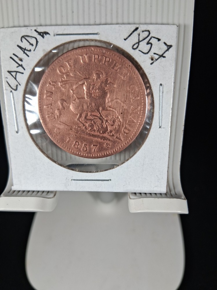 1857 CANADA 1 PENNY TOKEN
