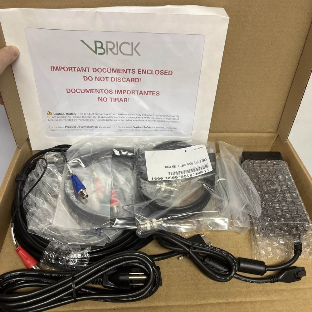 VBrick HPS 9000 HD Encoding Appliance streaming video encoder 9311-1100-0002 NEW