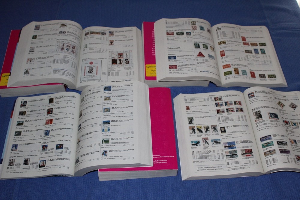 Michel 7 Volumes Europe 2006 Catalogues BlueLakeStamps Extensive useful info!