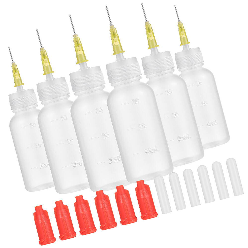 6 Sets of Portable Reusable Convenient Multi-function Glue Dispenser Bottle