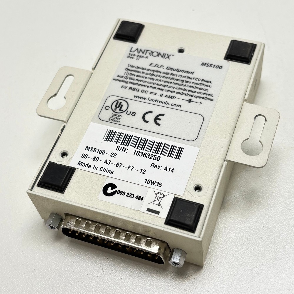 LANTRONIX MSS100 EXTERNAL DEVICE SERVER