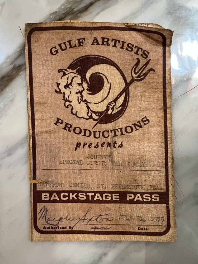 Rare Signed Journey. Steve Perry July 23 1979 Original Photos + Backstage Pass