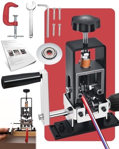 Manual Wire Stripper Machine - 0.06-1" Cable Stripping Tool, Drill Powered, Repl