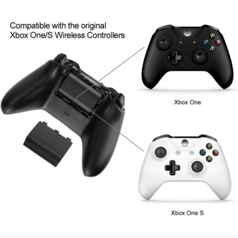 2024 New Microsoft Battery For Xbox One Wireless Controller 1400mAh Rechargeable