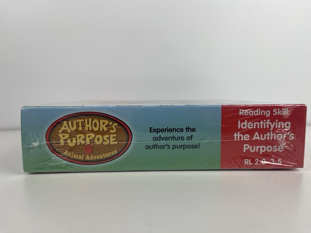AUTHORS PURPOSE ANIMALS ADVENTURES-IMPROVES READING & LEARNING-NEW