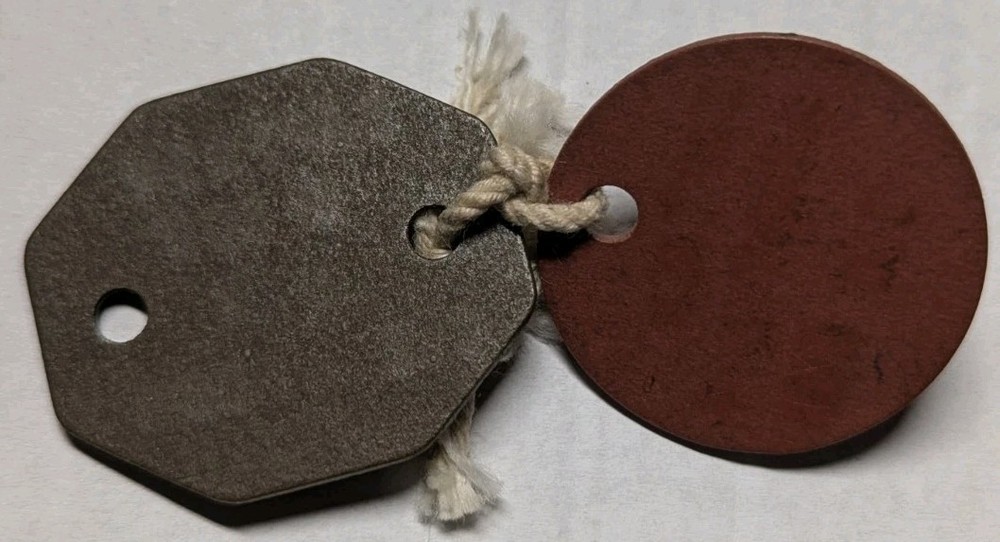 WW2 Canadian Dog Tag Pair - Captsain Grady L.K C.E CDN XB