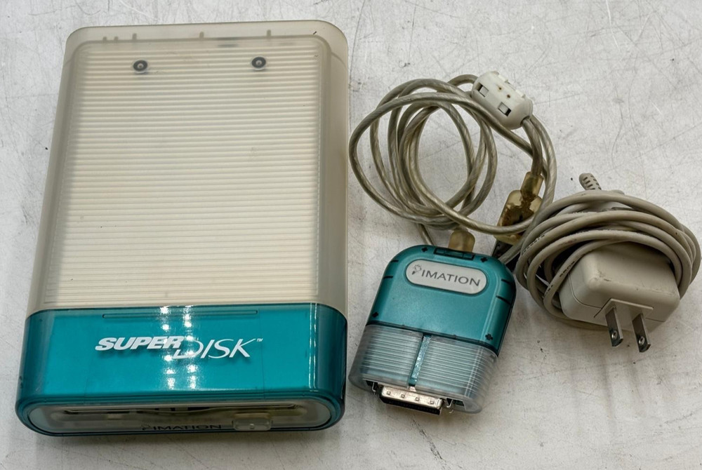 Imation Super Disk External USB Floppy Drive MAC Macintosh USB SD-USB-M