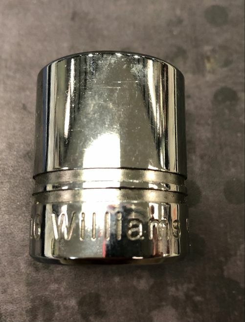 Williams Socket ST-630 1/2" Drive 15/16" USA 6 Point