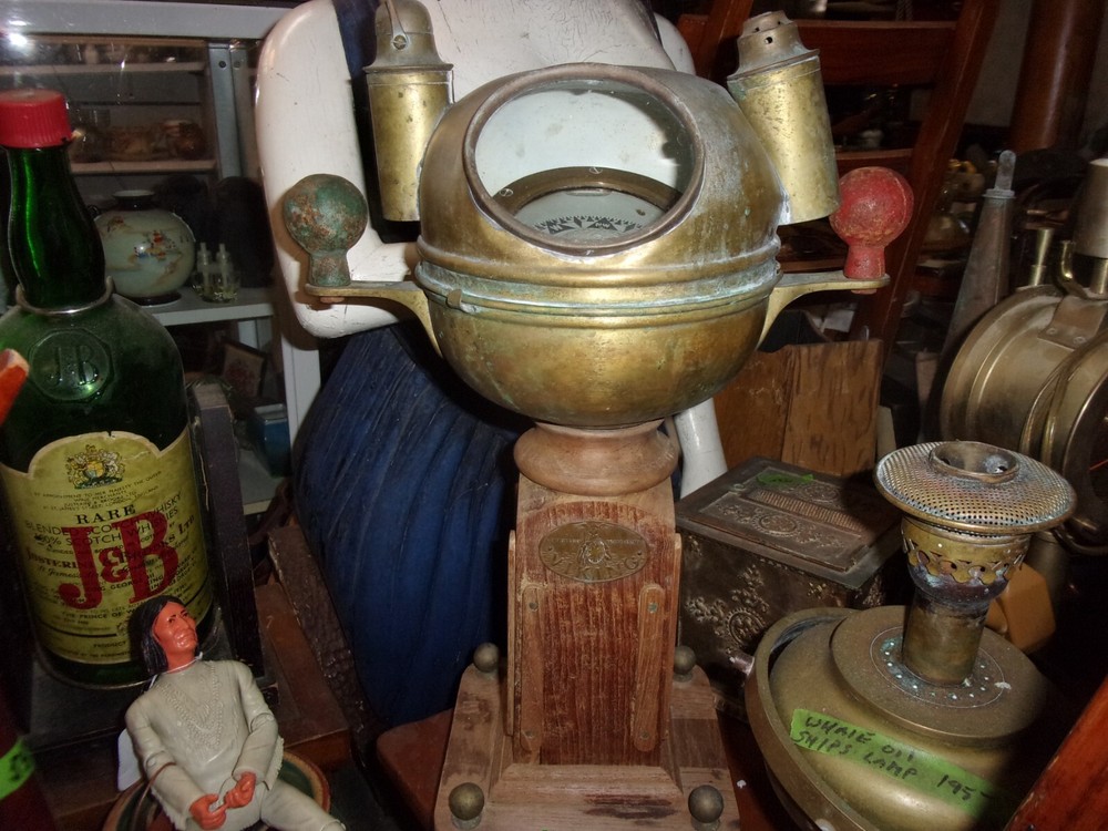 vintage viking binnacle compass