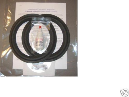 Boston Acoustics HD8, HD9 (passive) 8" Filleted Foam Surround Speaker Repair Kit