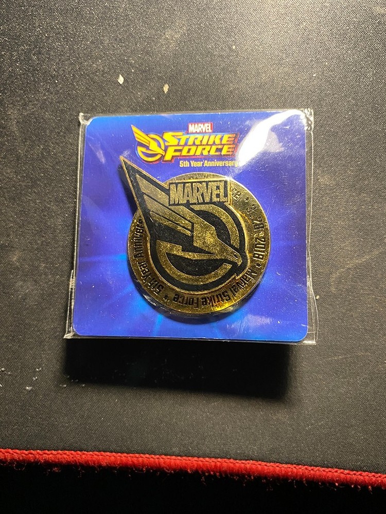 Marvel Strike Force 5th Anniversary Commemorative Pin 2023 Team/Dev Exclusive