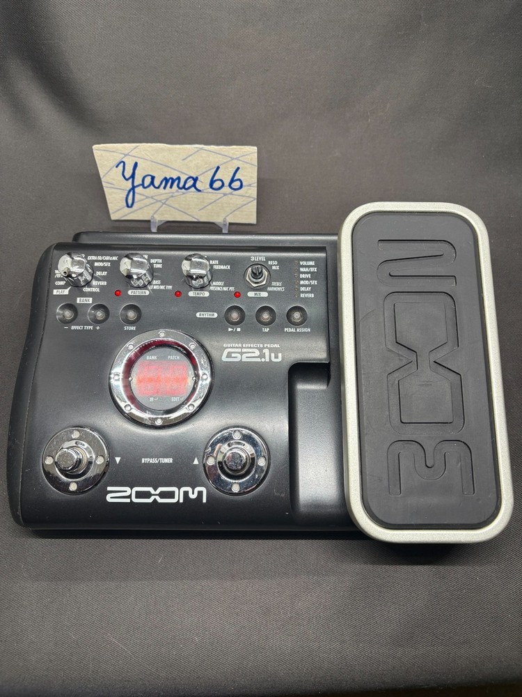 Zoom G2.1u Multi-Effects Pedal with Expression Pedal & USB Audio Interface