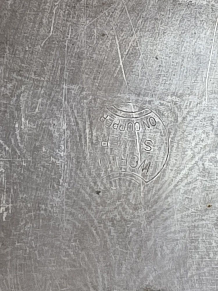 World Silver On Copper 3 Pc Set