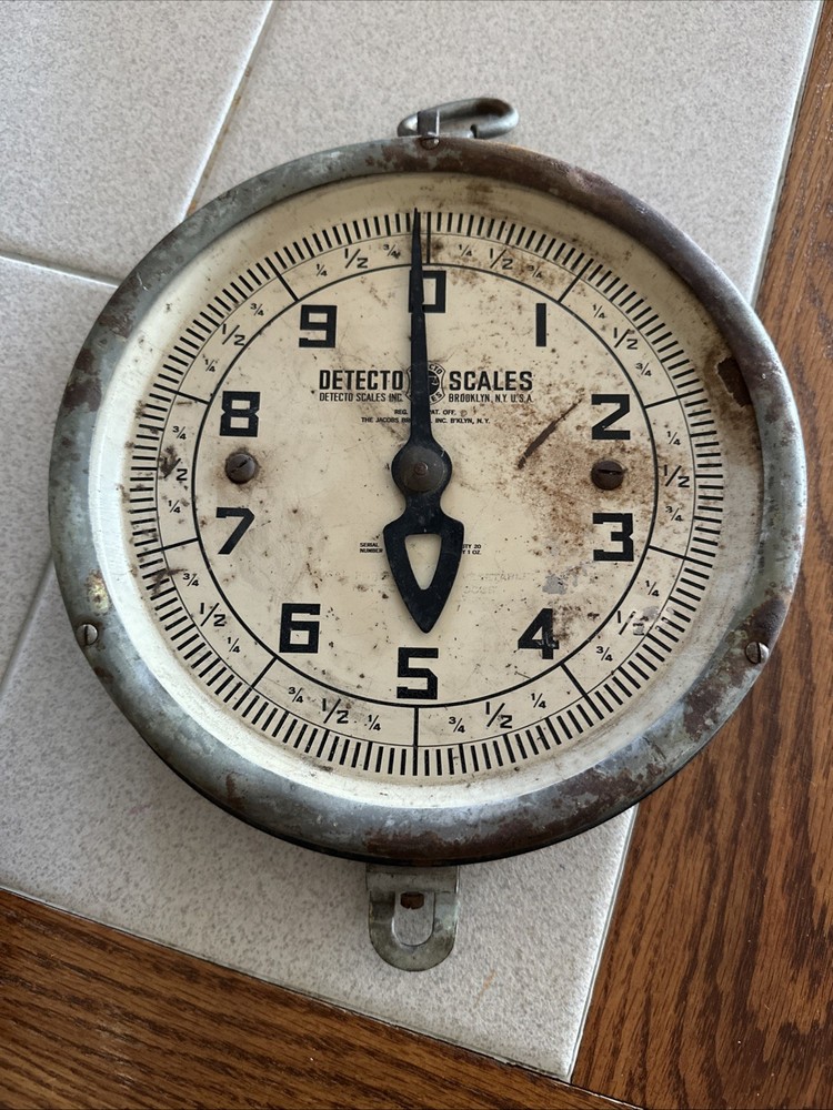 Detecto Vintage Hanging Dial Scale