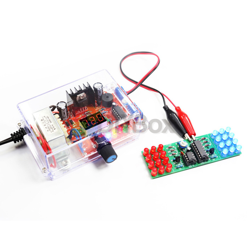 LM317 Adjustable Voltage Regulator Kit DC Power Supply DIY Electronic Parts