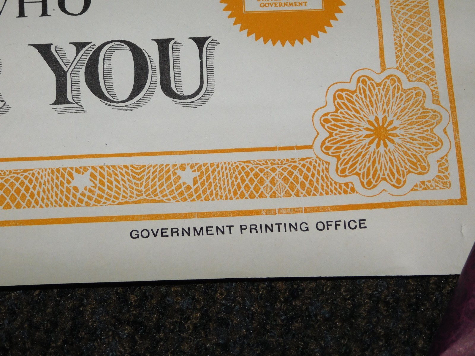 VINTAGE WWI WORLD WAR 1 NATIONAL WAR SAVINGS DAY WSS SAVE & BUY EAGLE POSTER