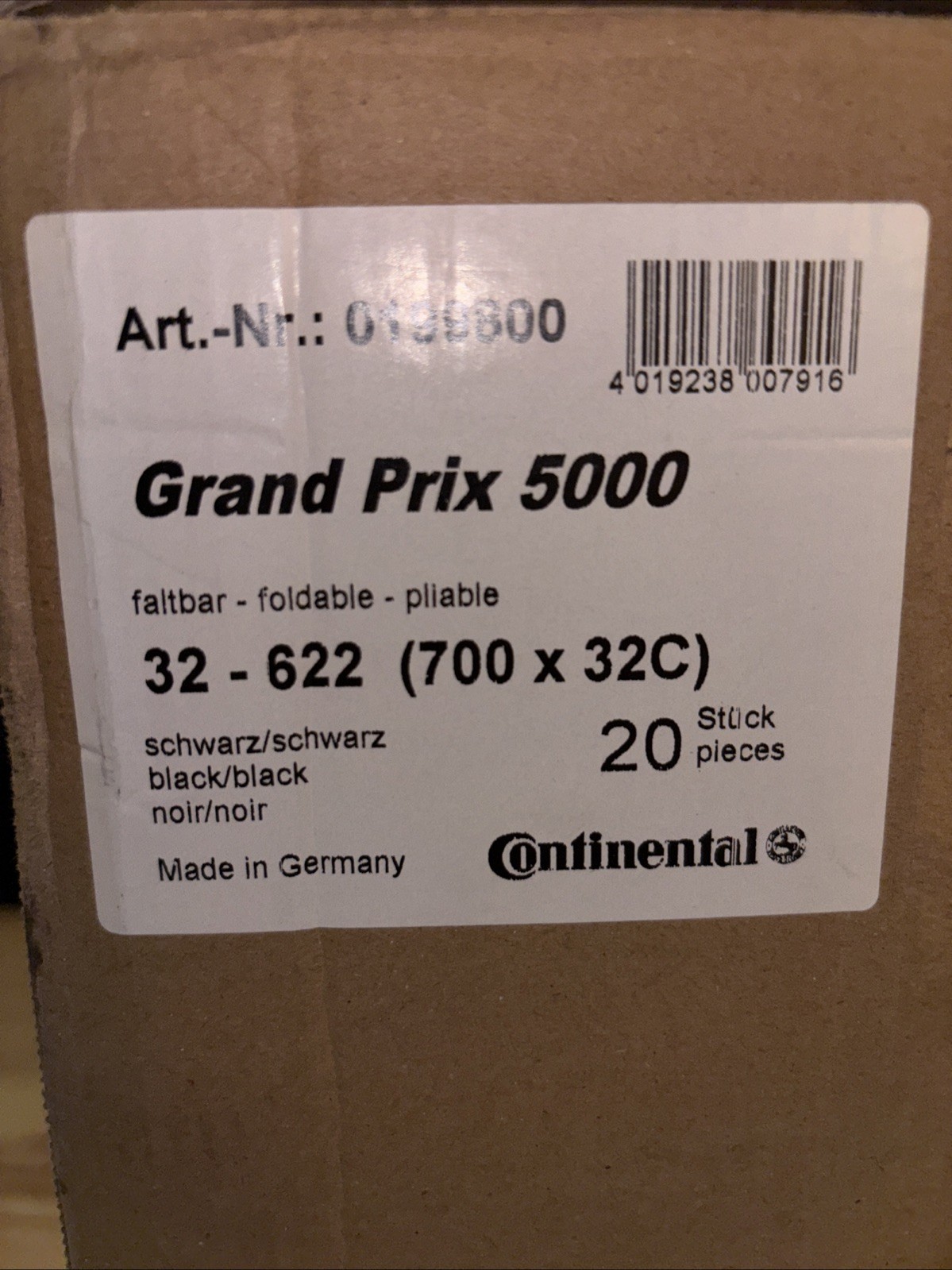 New! Pair | Continental Grand Prix 5000 | Clincher | 700x32 | Black | No Boxes