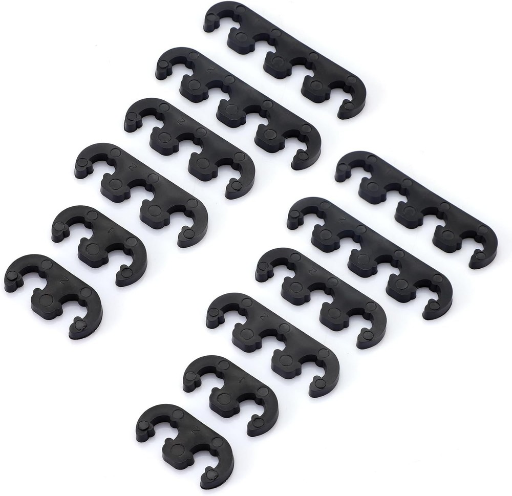 12 Pcs Spark Plug Wires Separator Divider Kit Ignition Wire Separators Holder Bl