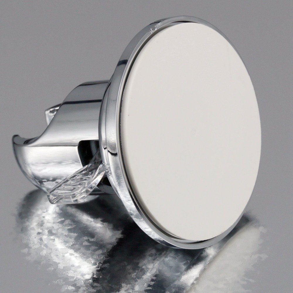 Chrome Showerhead Mount Bracket Suction Cup Tool No Drilling Easy Install