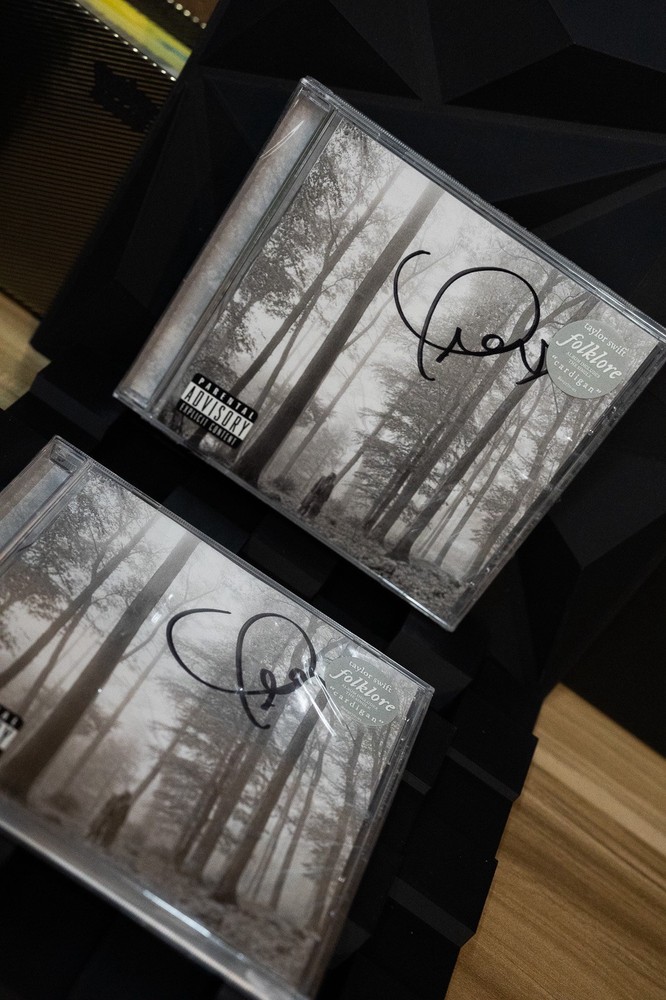 Taylor Swift Autographed Folklore CD Signed Sealed x2