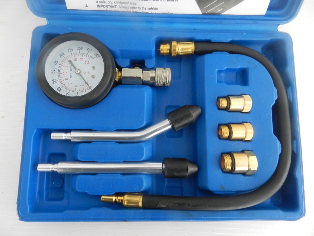 JOYFANS 31020 -Gasoline Engine Cylinder Compression Test Kit 7- Pieces