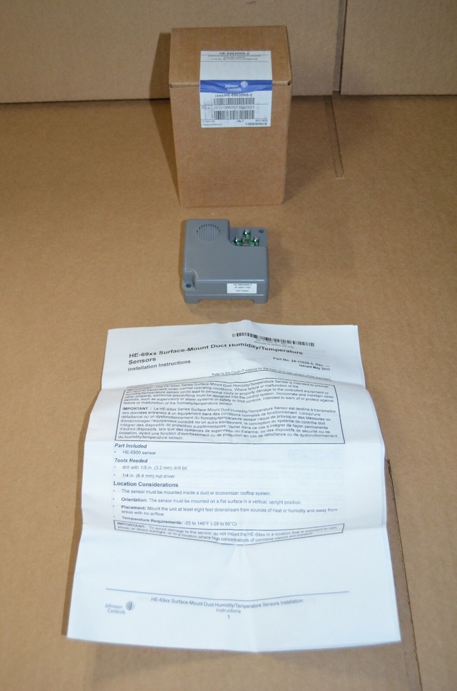 HE-69630NS-2 Johnson Controls Controls Temp/Humidity Sensor (York)
