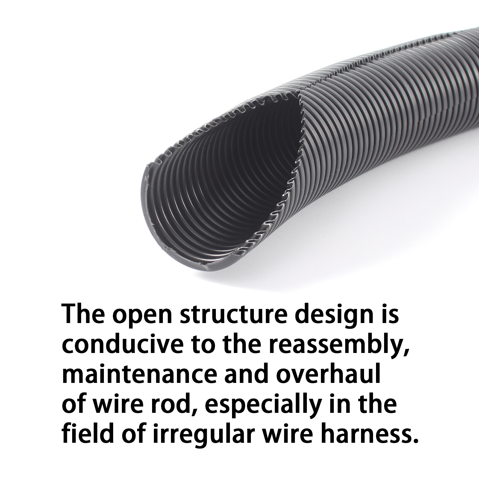 Split Wire Loom Polyethylene Tubing Marine Conduit, New
