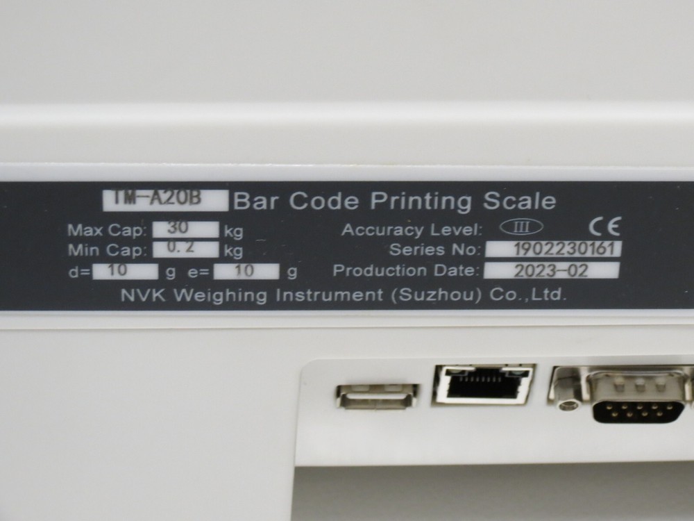 QXIUDDYS Electronic Digital Price Computing Scale Barcode Scale