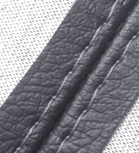 Automatic Shift Boot Cover Leather for Volvo XC90 2003-2014 Black Gray Stitch
