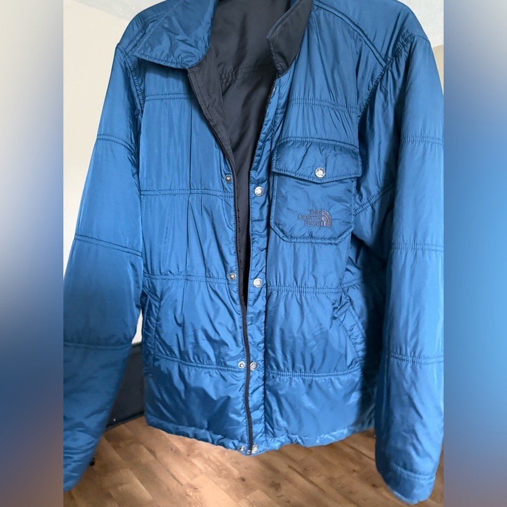The North Face Teal Quilted Jacket