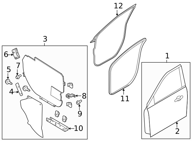 Genuine Ford Front Bracket DB5Z-78205A06-A
