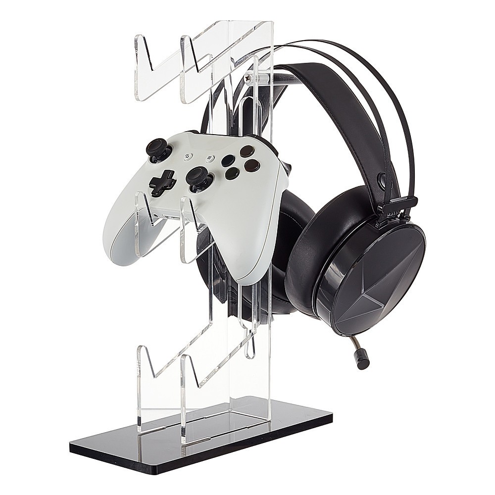 1set 3-Tier Transparent Acrylic Game Controller Display Stand Holders