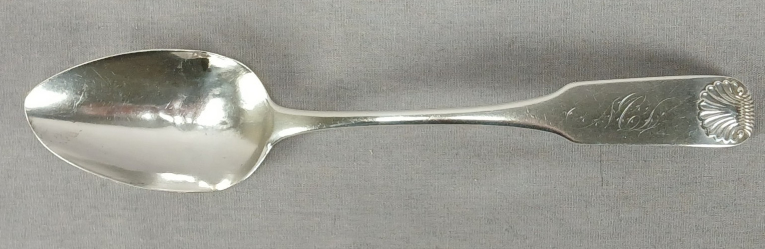 Clark Pelletreau & Upson Charleston SC & NY Coin Silver Spoon C. 1822-1823