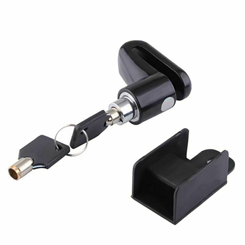 Motorcycle Bicycle Scooter Bike Safety Anti-theft Disk Disc Brake Rotor Lock BK